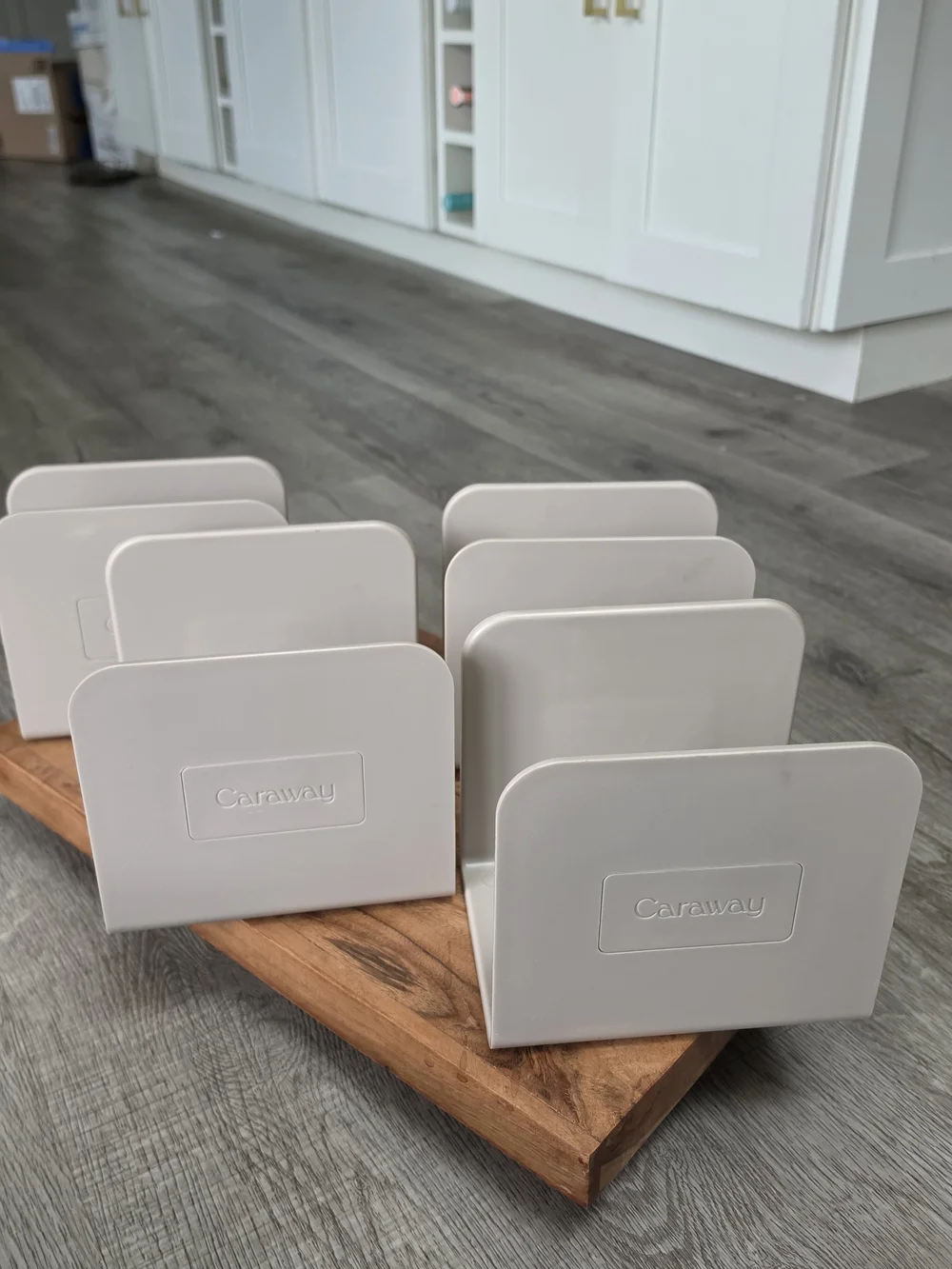 Caraway Magnetic Cookware Pan And Lid Organizer Set Of 4 Kitchen Organization